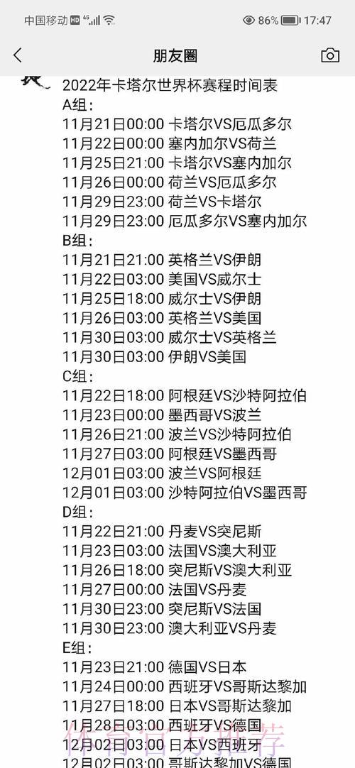深度解析世界杯完整赛程安排全貌 深度解析世界杯完整赛程安排全貌